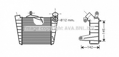 AVA QUALITY COOLING vwa4213 -  Интеркулер